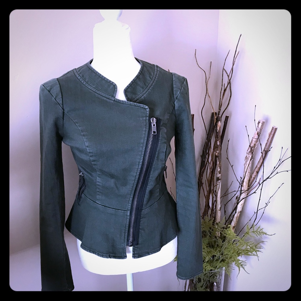 Free People brand peplum Moro jacket